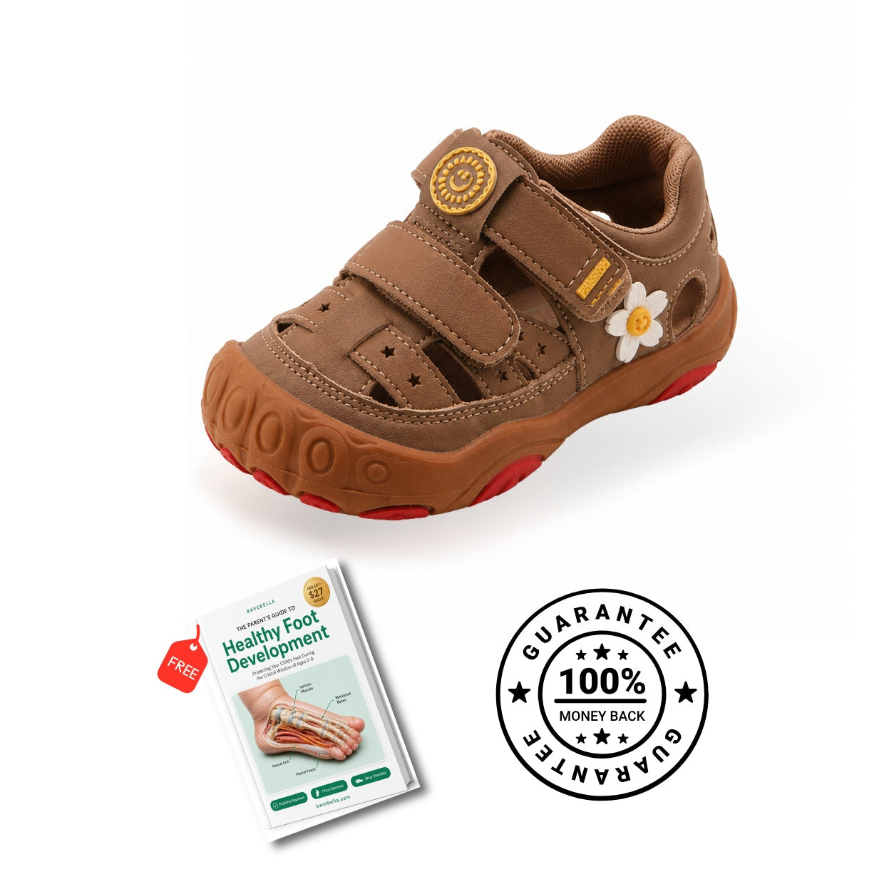 Explorer Sandal — BareBella Barefoot Kids Shoe
