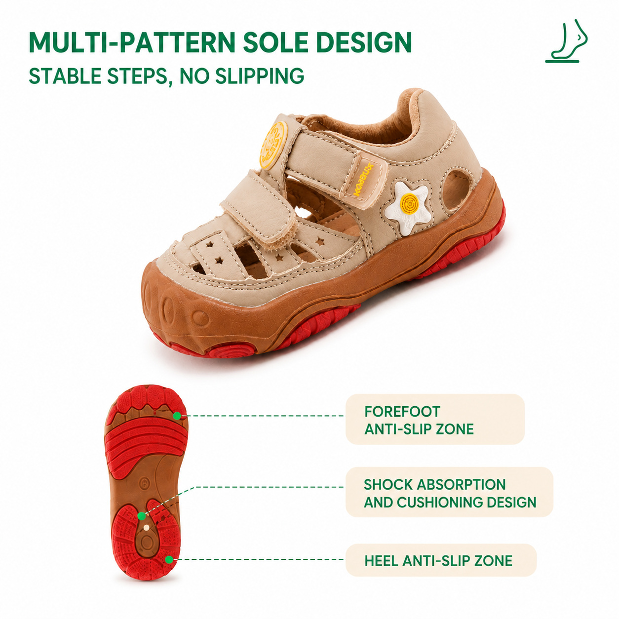 Explorer Sandal — BareBella Barefoot Kids Shoe