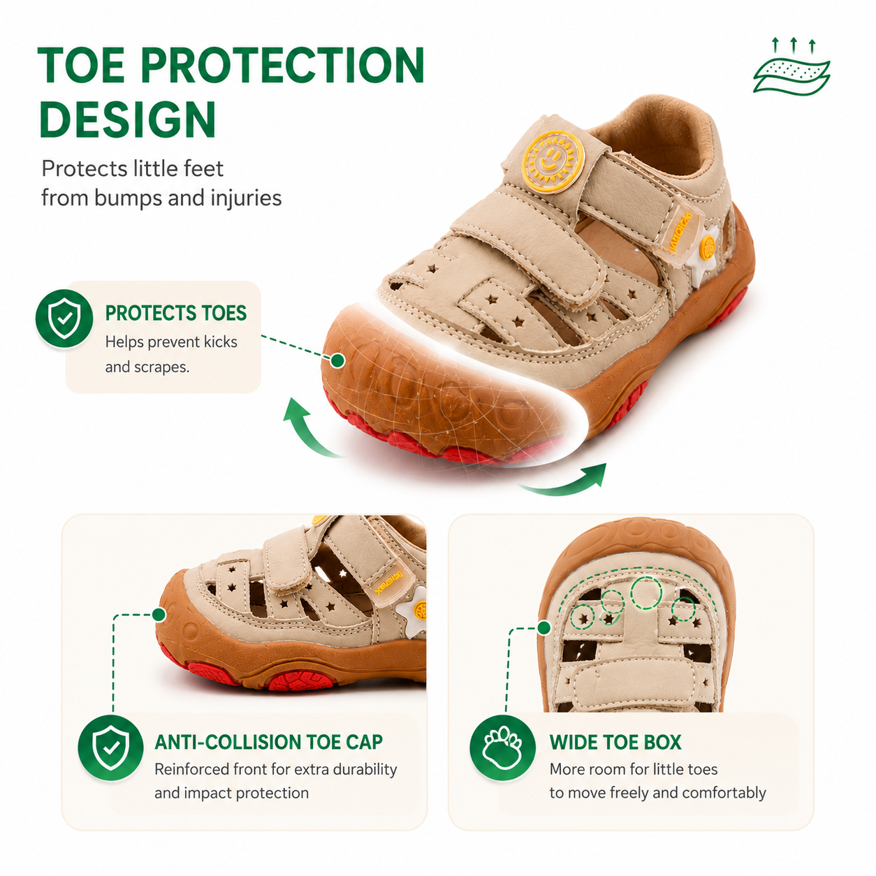 Explorer Sandal — BareBella Barefoot Kids Shoe